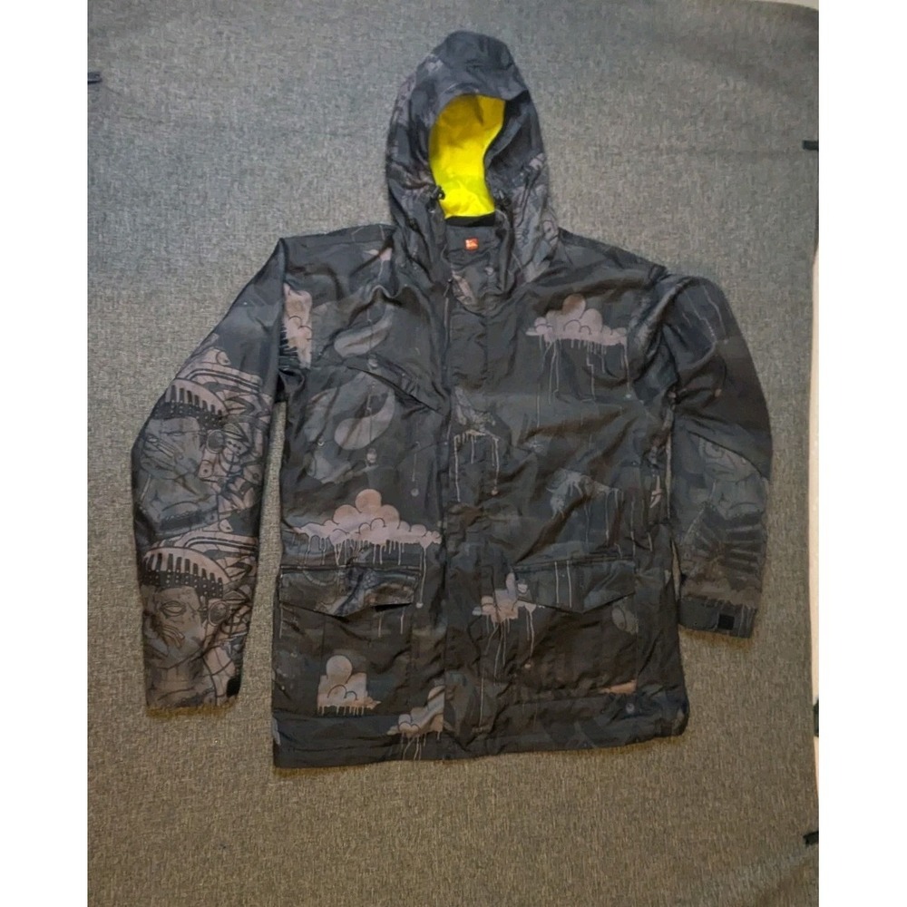 Quicksilver Travis Rice 10K Snowboarding Jacket Men Size Large 2010 Winter Coat